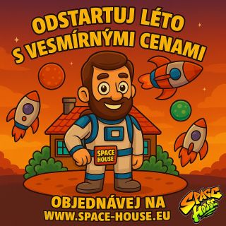 🚀 Odstartuj léto ve velkém stylu! 🌞 Na www.space-house.eu právě přistály vesmírné slevy, které tě vynesou do oblak! 🌌...